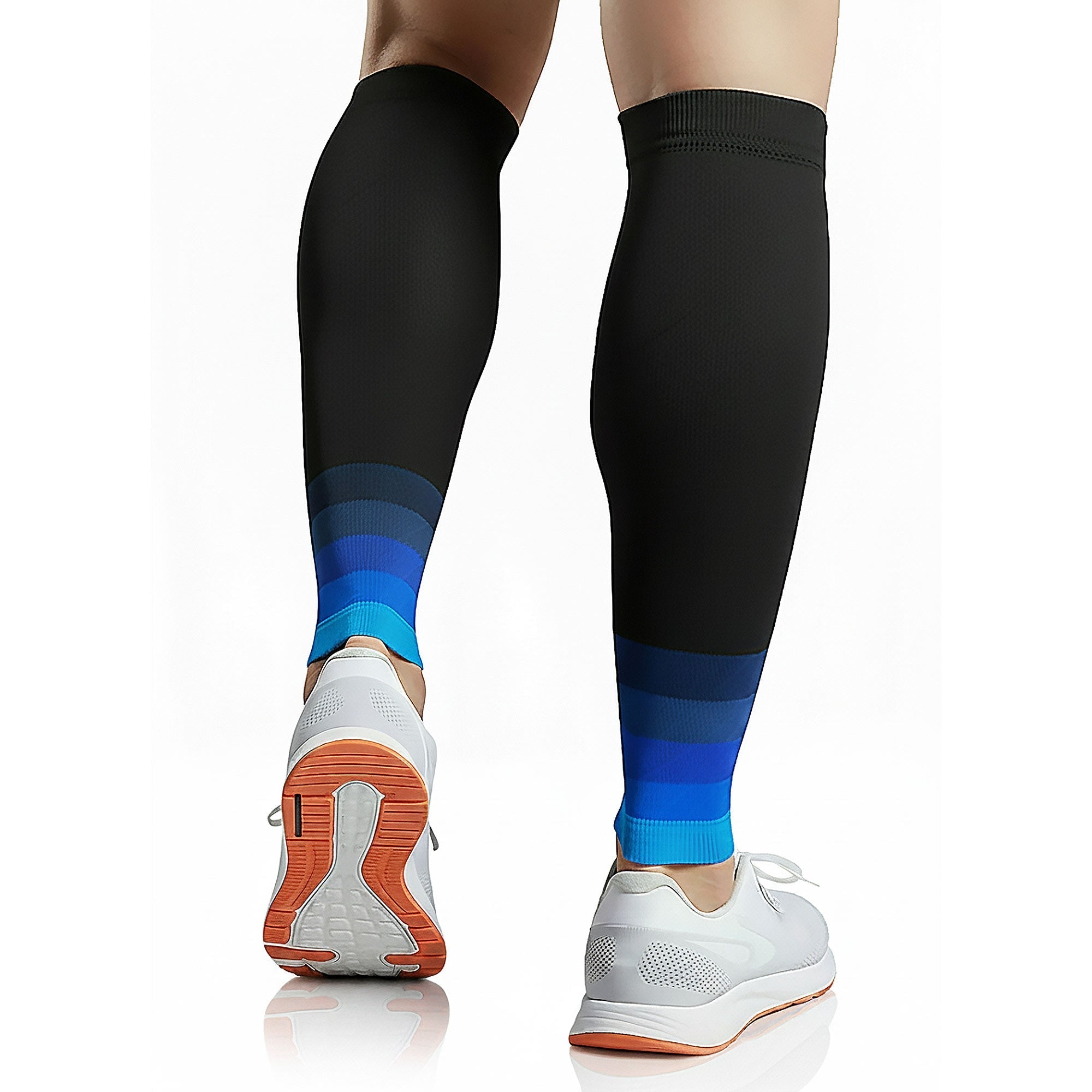 Calf Support Compression Sleeves (Pair) for Women, Men, Running | 20-30mmHg