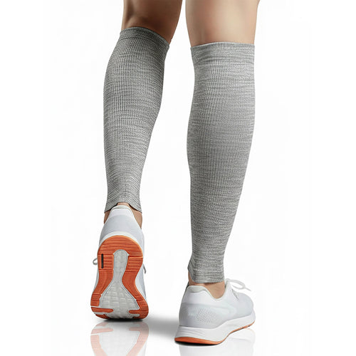 Calf Support Compression Sleeves (Pair) for Women, Men, Running | 20-30mmHg