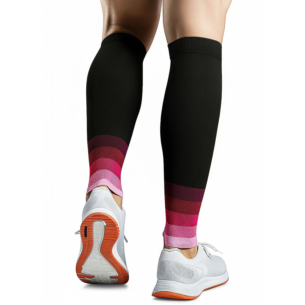 Calf Support Compression Sleeves (Pair) for Women, Men, Running | 20-30mmHg